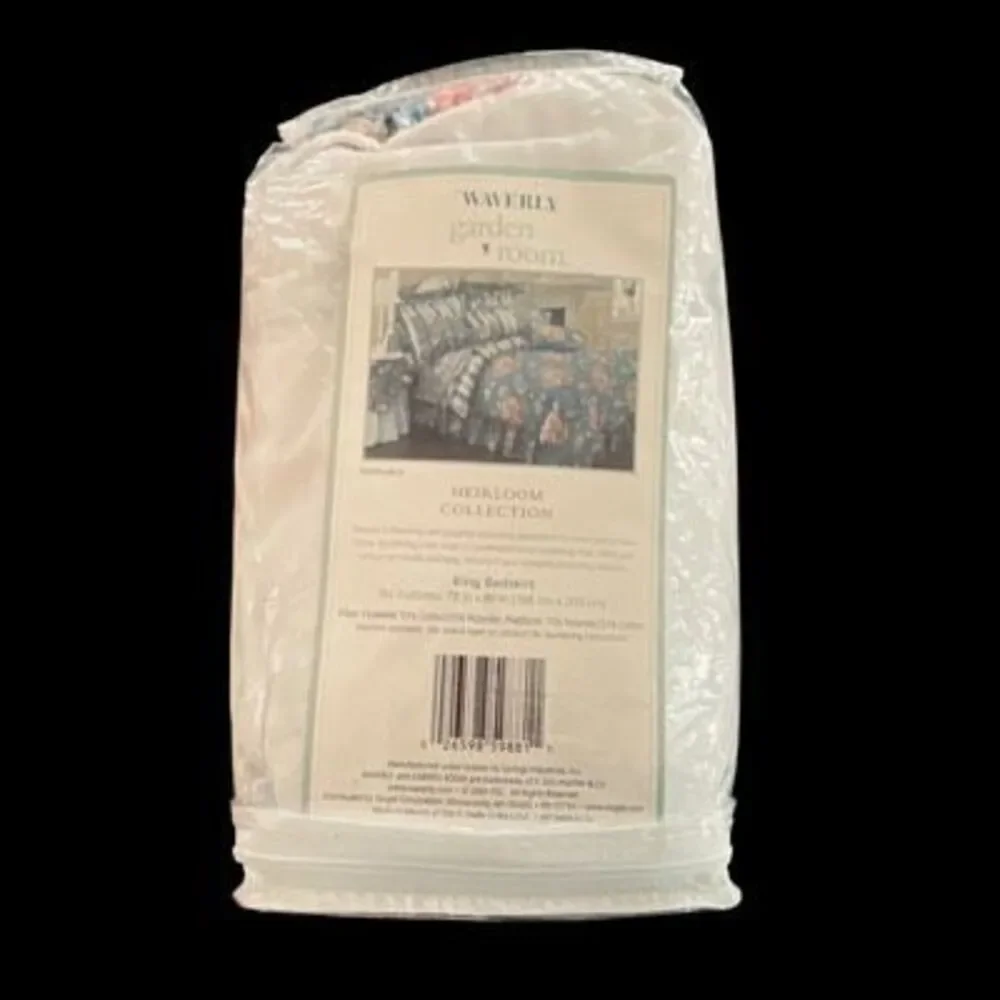 Waverly Garden Room Heirloom Collection King Bedskirt NEW
